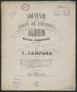 L'Oblio : romanza / parole del marchese Capranica ; musica del M.o Campana