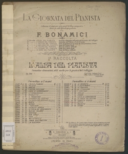 1: L' alba del pianista : Suonatine elementari utili anche per la pratica del solfeggio / F. Bonamici