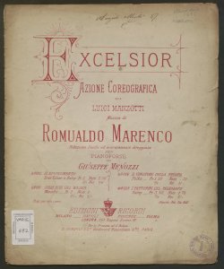 Excelsior : azione coreografica / di Luigi Manzotti ; musica di Romualdo Marenco