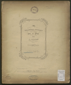 24 grandes études pour le piano. 2 / Franz Liszt