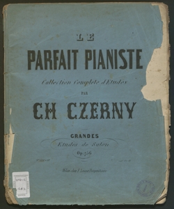 Grandes etudes de salon pour piano : Op. 756 / par C. Czerny