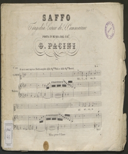 Di quai soavi lacrime : duetto / G. Pacini