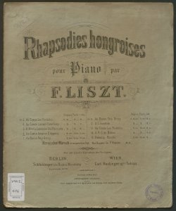 Rhapsodie hongroise N. 6 / Franz Liszt