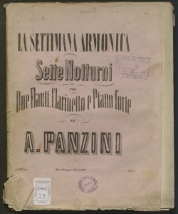 La Settimana armonica : Venerdì / di Angelo Panzini