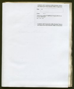 038 - Fascicolo scritture di affittanze d'acqua della bocca Cascata Molinetti