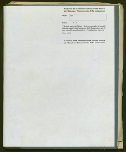 117 - Seriola nuova di Chiari - Serie cronologica di moduli e atti redatti e fatti stampare dalla Deputazione per il suo esercizio amministrativo - Compilazione impresa nel 1912