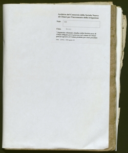 122 - Augmento chiamato citadino della Seriola nova di Chiari obligato per le gravezze nel comun di Chiari qual fa agravio al Comun predetto per esser poseduto da suoi contribuenti nell'Estimo general lì 10 agosto 1641 qual è hore duecentocinquantasette, quarti uno