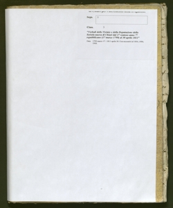 007 - Verbali delle Vicinie e della Deputazione della Seriola nuova di Chiari dal 27 ventoso anno 7° repubblicano (17 marzo 1799) al 30 aprile 1811