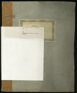 375 - Bollettario per gli anni 1856 in parte, 1857-1858 e 1859 in parte