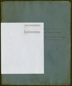 171 - Riparto dell'acqua d'irrigazione della Seriola nuova di Chiari per l'anno 1881per Coccaglio, Travagliato 1882, Bornadino 1883, Serina 1884, Castegnata 1886