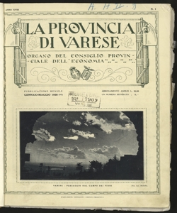 La provincia di Varese nei suoi valori economici : relazione statistica economica / Consiglio e ufficio provinciale dell'economia