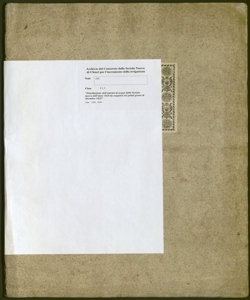 292 - Distribuzione dell'entrata di acqua della Seriola nuova dell'anno 1828 da eseguirsi nei primi giorni di dicembre 1829