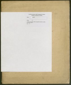 287 - Conto consuntivo della compartita Seriola vecchia per l'anno 1911