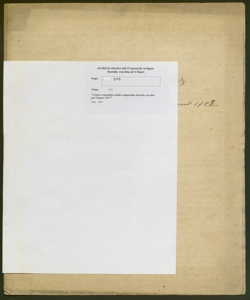 308 - Conto consuntivo della compartita Seriola vecchia per l'anno 1927