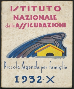 Piccola agenda per le famiglie : offerta in dono dall'Istituto nazionale delle assicurazioni