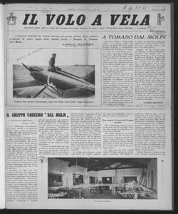 Il volo a vela  : numero unico / edito a cura del Gruppo giovanile fascista di Volo a vela 