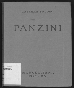 Panzini : saggio critico / Gabriele Baldini