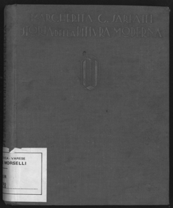 Storia della pittura moderna / Margherita G. Sarfatti