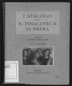 Catalogo della R. Pinacoteca di Brera in Milano / a cura di Ettore Modigliani
