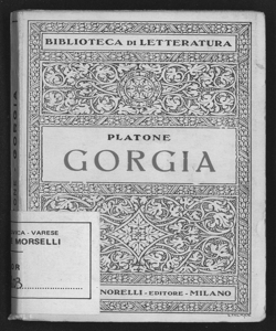 Gorgia / Platone ; traduzione, introduzione e note di Giovanni La Magna