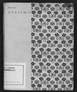 Apologia dell'ateismo / Giuseppe Rensi