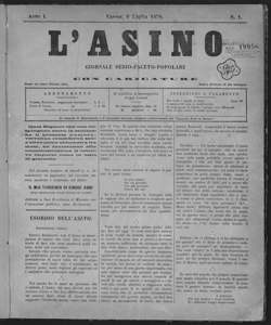 L'asino : giornale serio, faceto, popolare