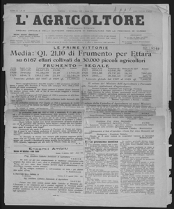 L'agricoltore : pubblicazione bimensile