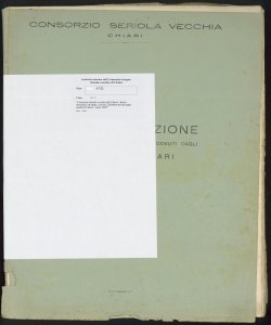 172 - Consorzio Seriola vecchia di Chiari - Ruolo d'esazione di taglie, canoni, contributi dovuti dagli utenti di Chiari - Anno 1950