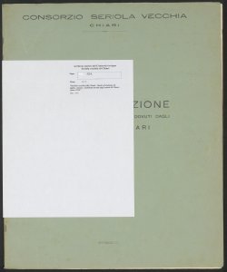 191 - Seriola vecchia di Chiari - Ruolo d'esazione di taglie, canoni, contributi dovuti dagli utenti di Chiari - Anno 1956