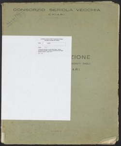 193 - Consorzio Seriola vecchia di Chiari - Ruolo d'esazione di taglie, canoni, contributi dovuti dagli utenti di Chiari - Anno 1957