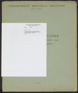 198 - Consorzio Seriola vecchia di Chiari - Ruolo d'esazione di taglie, canoni, contributi dovuti dagli utenti di Castrezzato - Anno 1959