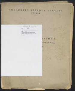 205 - Consorzio Seriola vecchia di Chiari - Ruolo d'esazione di taglie, canoni, contributi dovuti dagli utenti di Chiari - Anno 1965/1966