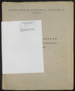 210 - Consorzio Seriola vecchia di Chiari - Ruolo d'esazione di taglie, canoni, contributi dovuti dagli utenti di Chiari - Anno 1971