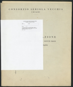 211 - Consorzio Seriola vecchia di Chiari - Ruolo d'esazione di taglie, canoni, contributi dovuti dagli utenti di Castrezzato - Anno 1971