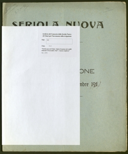 242 - Seriola nuova di Chiari - Ruolo d'esazione dei redditi maturati l'10 novembre 1927 - Canone semplice