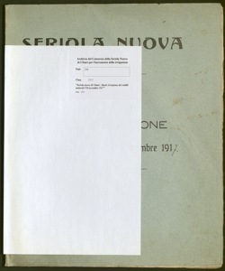 234 - Seriola nuova di Chiari - Ruolo d'esazione dei redditi maturati l'10 novembre 1917