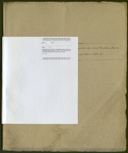 215 - Quinternetto d'esazione dei redditi comuni tra le due Compartite delle Seriole vecchia e nuova di Chiari non che quelli particolari della nuova per l'anno 1886/1887