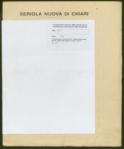 267 - Seriola nuova - Esercizio 1919 - Ruolo delle entrate diverse comuni alle Seriole vecchia e nuova