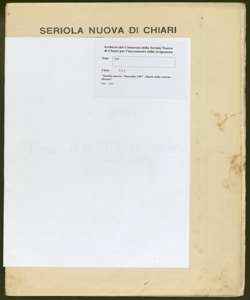 268 - Seriola nuova - Esercizio 1907 - Ruolo delle entrate diverse