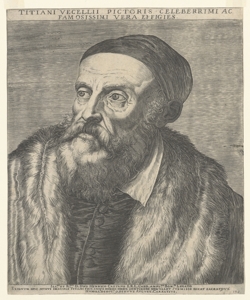 Ritratto di Tiziano Vecellio Carracci Agostino