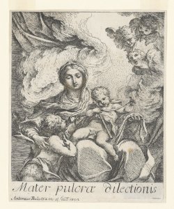 Madonna con Bambino e san Giovannino Balestra Antonio