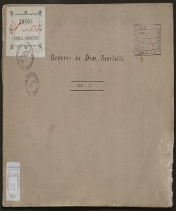 Oeuvres pour le clavecin ou pianoforte / de Dominique Scarlatti