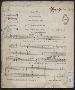 Perplesso amici errate : cavatina nell'oratorio Jefte / del S.r M.o Pietro Generali ; ridotta per forte piano e canto