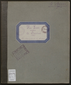 Re Lear : ouverture Op. 68 / par A.Bazzini ; riduzione per pianoforte a 4 mani di Hans de Bülow