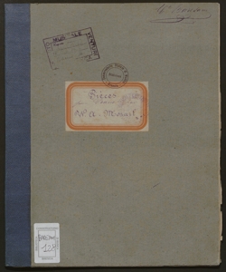 Pièces pour Piano ... / [par W.A. Mozart] ; revues et doigtées par Louis Köhler