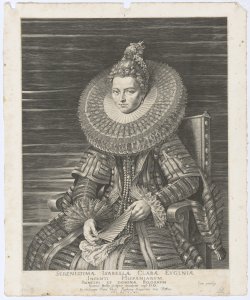 Ritratto di Isabella Clara Eugenia infanta di Spagna Muller Jan Harmensz