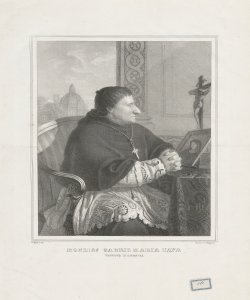 Ritratto di Gabrio Maria Nava vescovo di Brescia Rottini Gabriele
