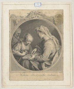 Sant'Anna istruisce Maria bambina Wagner Joseph