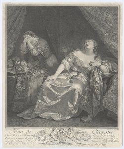 Morte di Cleopatra Wille Johann Georg