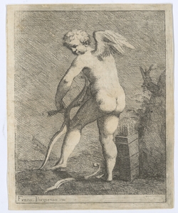 Cupido fabbrica l'arco Mazzola Francesco detto Parmigianino